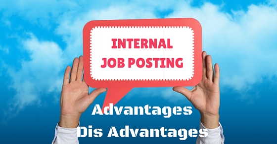 advantages and disadvantages of internal recruitment
